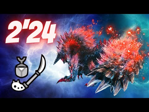 MHW Iceborne Stygian Zinogre 2'24 Insect Glaive WR