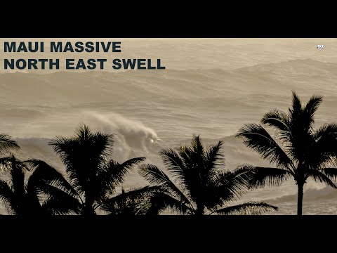 KAHULUI HARBOR MASSIVE NORTH EAST SWELL MARCH 14TH