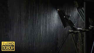 【睡眠用】激しい雨と雷の音で眠る1時間20分の映像［作業・勉強・読書・リラックス・睡眠用］