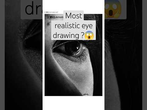 😱 realistic eye drawing #charcoal  #artshorts #youtubeshorts #drawing #eyes