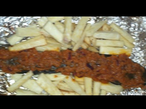 Dinner idea (Fried yam and grilled catfish recipe)