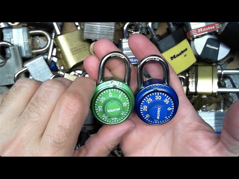 [147] Master Lock 1533 Mini Dial Combination Padlock decoded for an open #minilockmonday