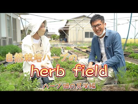 ハーブを約60種類自然栽培する「herb field」でハーブ畑を見学