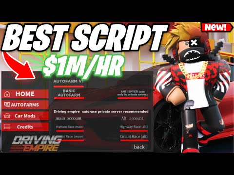 *BEST* Driving Empire Script PASTEBIN 2022 AUTO FARM + INF MONEY + WORKING *Roblox*