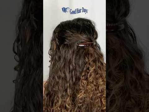 Sturdy backcomb for thick curly hair from Good Hair Days USA.