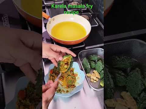 #karela masala fry recipe #Viral video #trending #video #food #coking #kichan #shorts #reels #cook