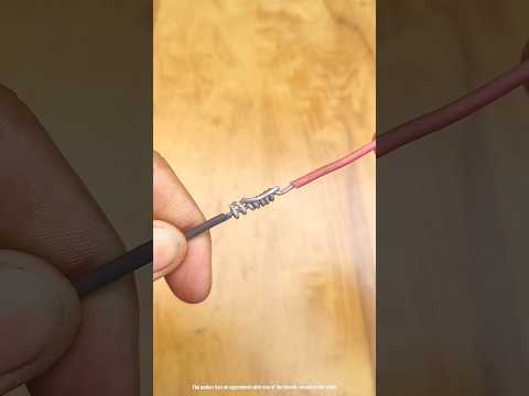 Two wires connection trick #hacks #dailylifehacks #tricks #shorts