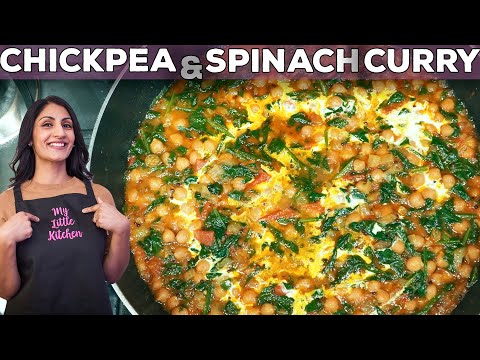 BEGINNER FRIENDLY 20min Chickpea And Spinach Curry