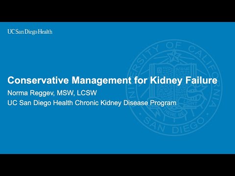 Conservative Management for Kidney Failure