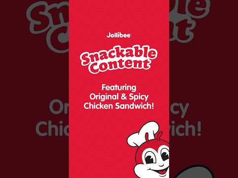 Two Jollibee chicken sandwiches walk into a YouTube short #Jollibee #JollibeeUSA #joy #joyhack