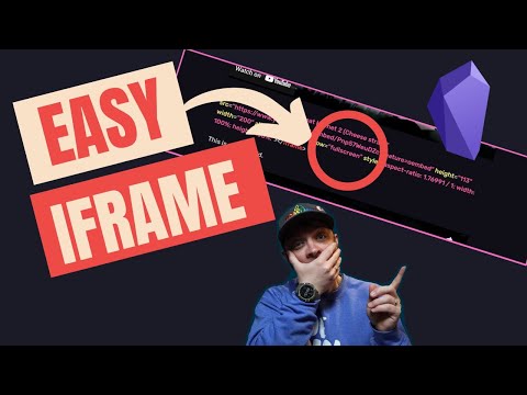 Easy iFrames in Obsidian