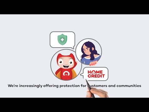 How does Home Credit broaden insurance access with trusted partners?