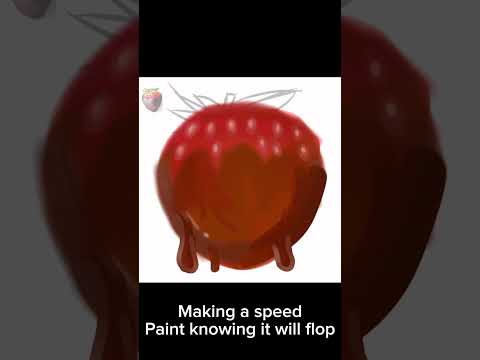 Strawberry speedpaint 🍓🍫