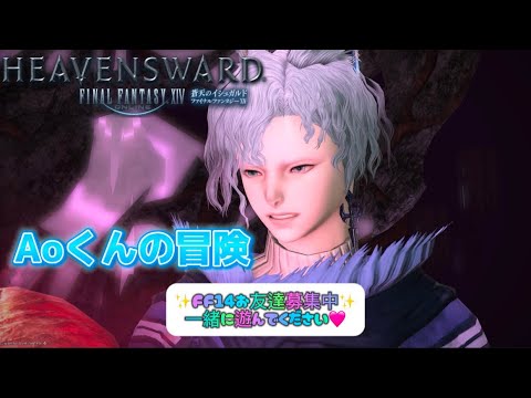 【FF14 蒼天のイシュガルド編】Aoくんの冒険#52 🌱Meteor/Beliasにて冒険中🌱※無言配信