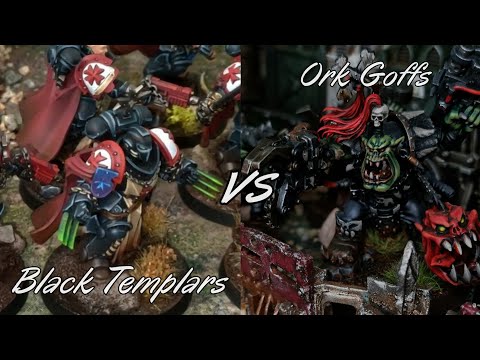 Black Templars Vs Orks 10th edition Battle Report.