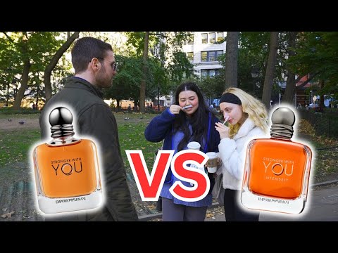 Emporio Armani Stronger With You EDT vs Stronger With You Intensely (Battle with Womens Reaction)