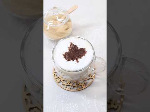 Simple latte art tea #drink recipe #shorts