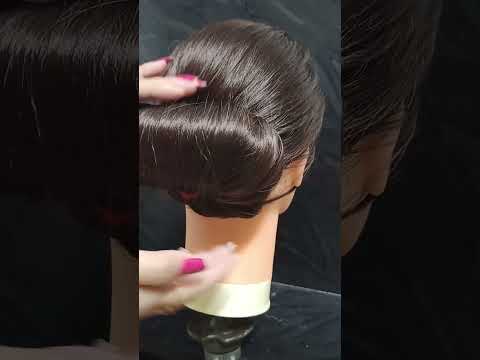 Simple bun with hair hook #hairstyle #hairstyletutorial #shortsvideo