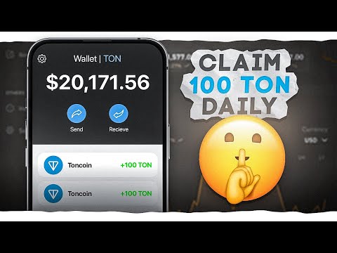 How to Claim 100 TON Coins (TON) Daily with Instant Withdrawal