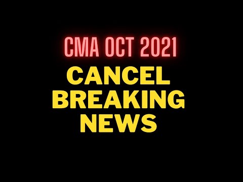 BREAKING NEWS I CMA OCT 2021 EXAM CANCEL & MERGEDI