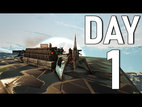 Claiming Our Hidden Location Day 1 and Progressing Tek Tier! | Ark PvP