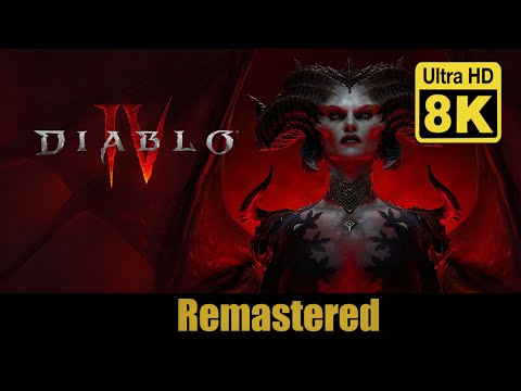 Diablo 4 Official Cinematic Release Date Trailer 8K (Remastered with Neural Network AI)