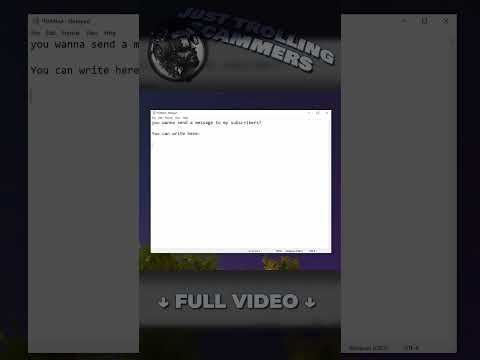 Chatting with the Scammer in Notepad  #scammmer  #scambaiting #scambait