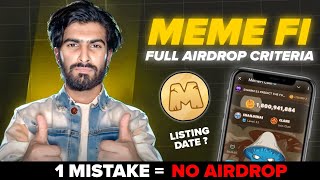 Memefi Mining Bot WITHDRAWAL Update Memefi Airdrop Criteria Revealed | Memefi Bigger Than Dogs ?