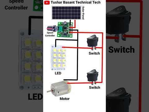 DIY Project Motor LED Speed Controller Connection #shorts