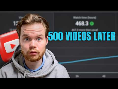 I Posted 500+ Youtube Videos...Here's What I Learnt