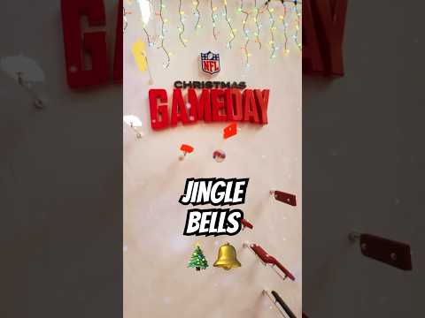 NFL Christmas GameDay LIVE on Netflix - JINGLE BELLS Marble Music #ad