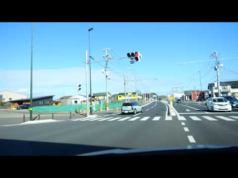 北関東道 水戸南IC～千波大橋 [ 水戸市 4K 車載動画 2024 ドライブ] 国道6号水戸バイパス → さくら通り