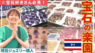 【発見！】日本では見られない希少石の数々！現役ジュエリー作家が徹底調査 |  タイ バンコク