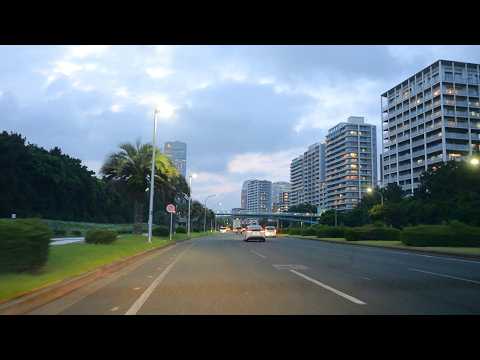 Chiba city road 4K/60p drive, Kaihin odori from Chiba to Narashino, Japan🔴