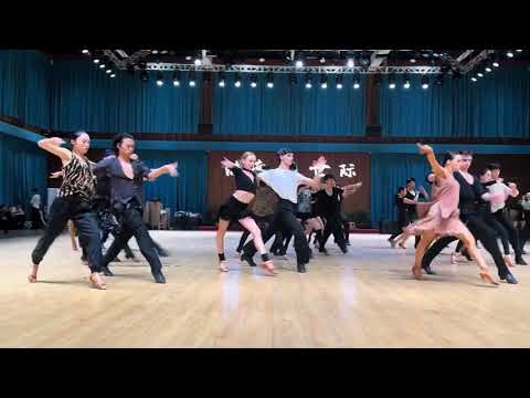 Samba Show|The training camp of Uncle Wolf and Sister Wolf in Russia is awesome#ballroomdance #samba