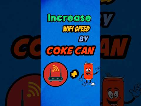 Increase Wifi Speed By Coke Can 😱 | TechHacks 🧑‍💻 | Tricks & Tips 🔥 #shorts #wifi #techhacks #viral