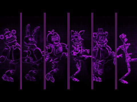 FNaF Animatronics Springy Dance Fortnite Emote Animations but its Vocoded to I am blue