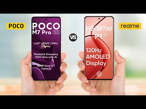 Poco M7 Pro 5g vs Realme P1 5g || Full Comparison