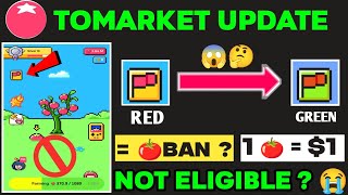 Tomarket Airdrop Red Flag Removed ✅ | Tomarket Red Flag Account Ban ?  | Tomarket Airdrop New Update