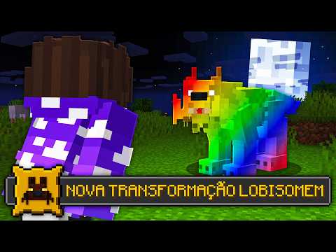 A NOVA TRANSFORMAÇÃO SECRETA LOBISOMEM - Minecraft Absurdo