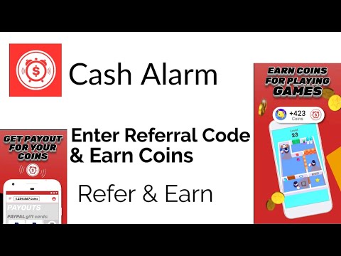 cash alarm referral code | cash alarm referral link | cash alarm refer and earn | cash alarm app