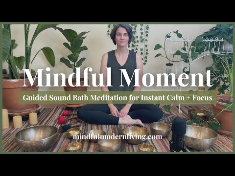 Mindful Moment #24 | Sound Bath Meditation | Fear