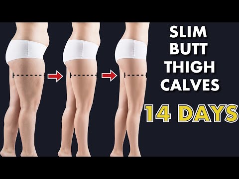 Slim Butt Thigh Calves in 14 Days! 11 Min Standing Intense Workout | No Equipment (Subtitle)