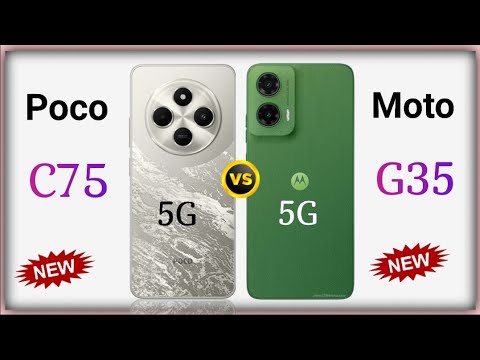 Poco C75 5G 🆚 Moto G35 5G | New 5G Phone