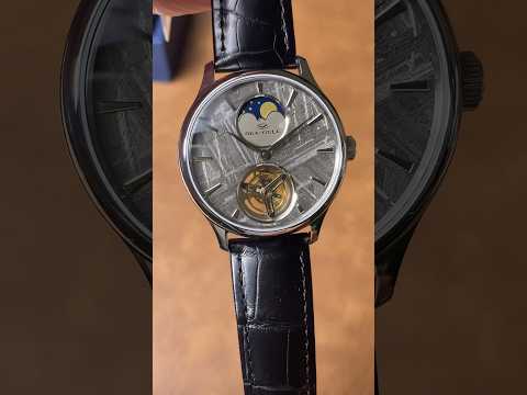 Sea-Gull Tourbillon Watch. Moon Phases. Meteorite Dial. Ref. 818.42.7081  海鸥陀飞轮 月相 陨石盘