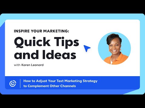 How to Adjust Your Text Marketing Strategy to Complement Other Channels | Constant Contact