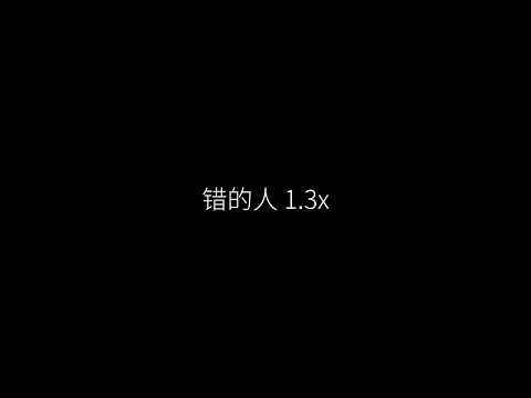 错的人 1.3x