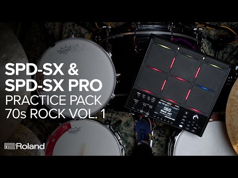 Roland SPD-SX and SPD-SX PRO | Roland Cloud Practice Pack: ‘70s Rock Vol. 1