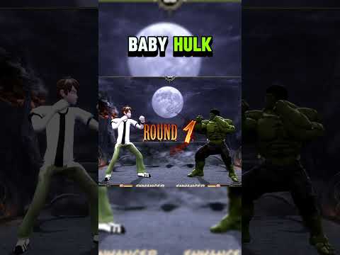 HULK IS A BABY! #cercadevelho #hulk #baby #gaming #viralshort #marvel