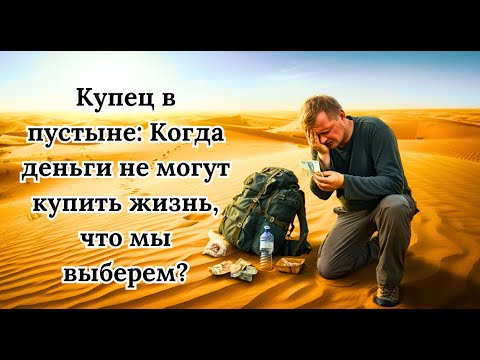 Купец в пустыне: Когда деньги не могут купить жизнь, что мы выберем?